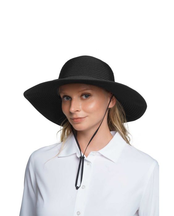 Coolibar - UV-Schutz Sonnenhut für Damen - Schwarz