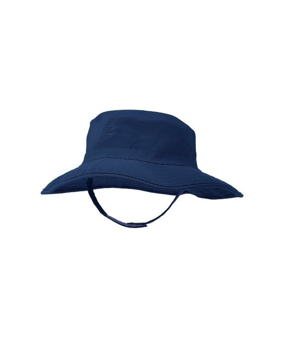 Coolibar - UV-Bucket Hut für Babys - Wasserabweisend - Marineblau