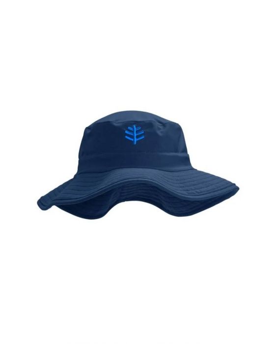 Coolibar - UV-Buckethut für Kinder - Surfs Up - Navyblau