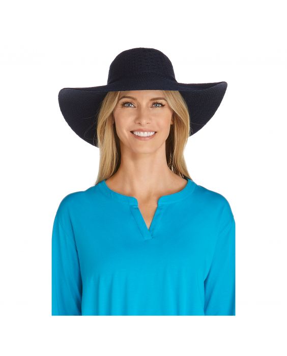 Coolibar - UV-Sonnenhut für Damen - Marineblau