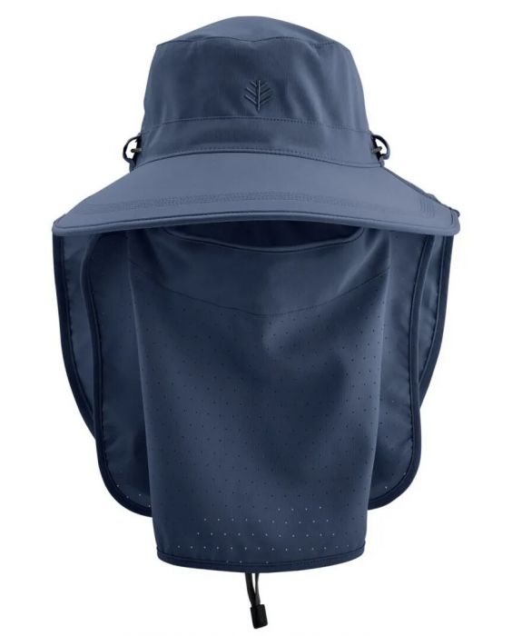Coolibar - UV-Ultra-Sonnenhut für Erwachsene - Stevie - Navyblau