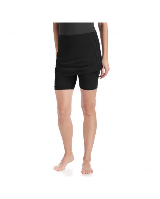 Coolibar - UV-Schwimmhose für Damen -Dreiviertel - Mit Rock