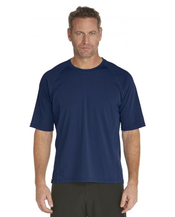 Coolibar - UV Schutz T-Shirt Herren - dunkelblau