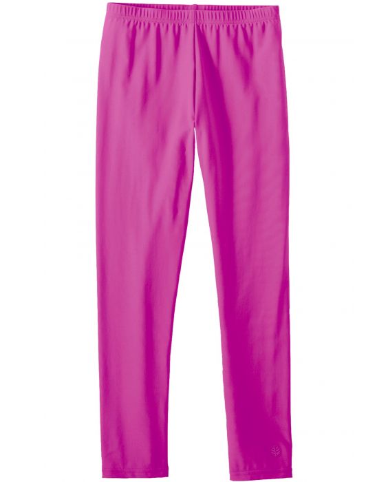 Coolibar - Girls swim tights - Pretty Pink