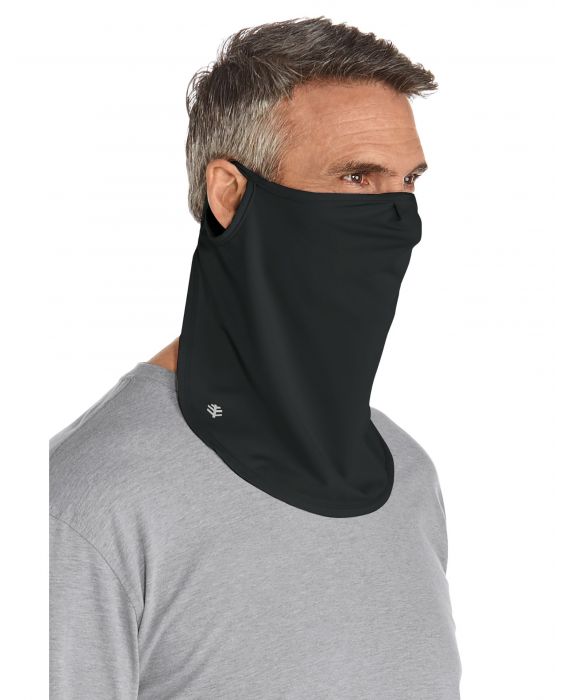 Coolibar - UV-schützende Gesichtsmaske für Erwachsene - Crestone - Schwarz