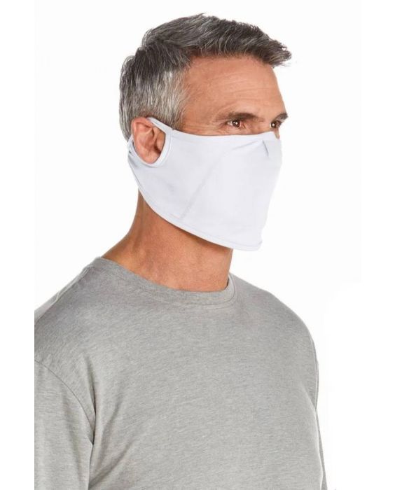 Coolibar - UV-Maske für Erwachsene - Blackburn - Weiß