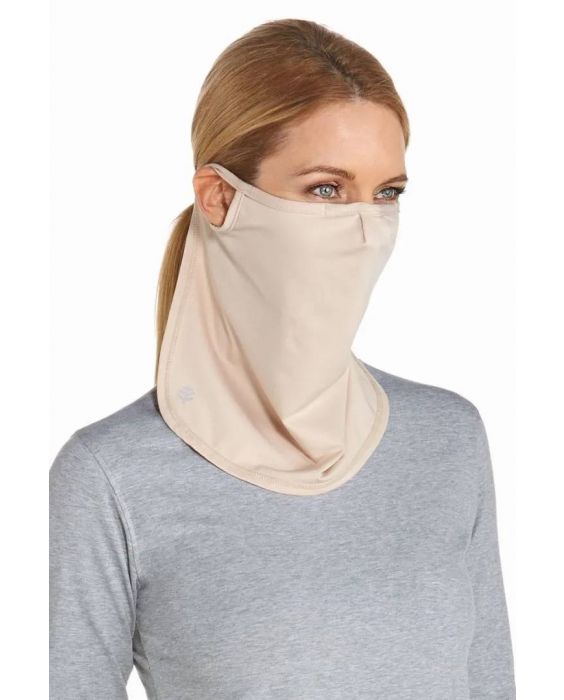 Coolibar - UV-Gesichtsmaske für Erwachsene - Crestone - Beige