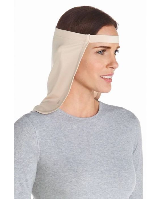 Coolibar - UV-Nackenschutz für Erwachsene - Windom - Beige