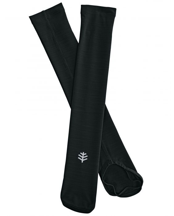 Coolibar - UV-schützende Performance Sleeves für Kinder - Backspin - Schwarz