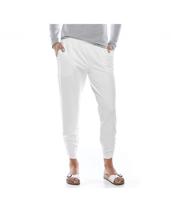Coolibar - Lässige UV-Hose für Damen - Cafe Ruche - Weiß