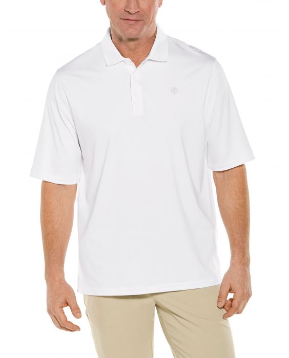 Coolibar - UV-Sport-Polo für Herren - Erodym Golf - Weiß