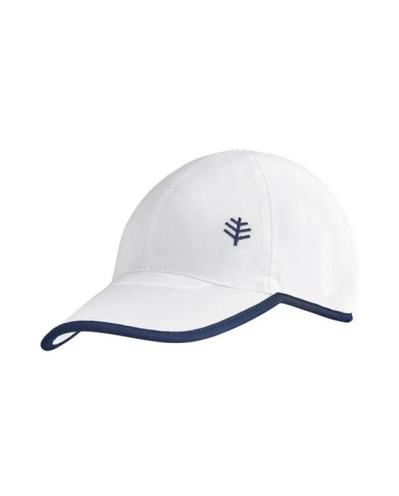 Coolibar - UV-Sportkappe für Erwachsene - Wave Rider - Weiß