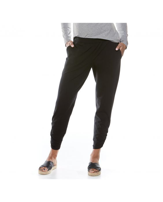Coolibar - Lässige UV-Hose für Damen - Cafe Ruche - Schwarz