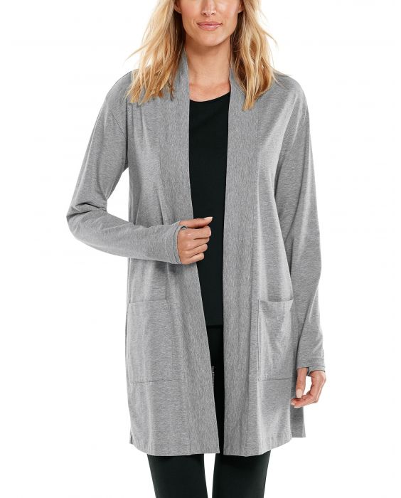 Coolibar - UV-Strickjacke für Damen - Corbella - Grau