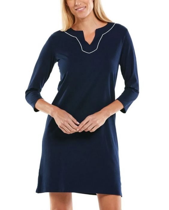 Coolibar - UV Tunika für Damen - Oceanview - Einfarbig - Navy