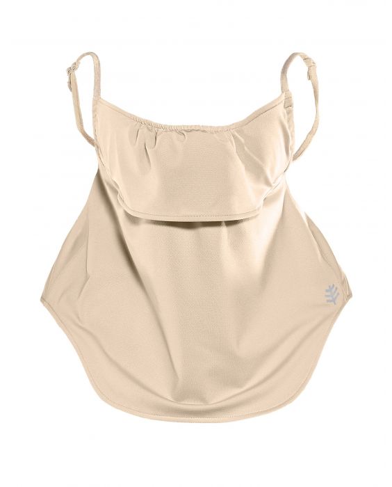 Coolibar - UV-schützende Gesichtsmaske für Erwachsene - Vermilion - Beige