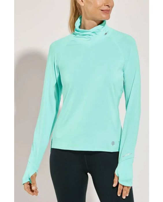Coolibar - UV Pullover für Damen - Relay - Einfarbig - Gletscher