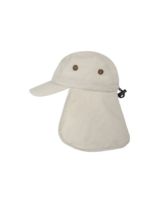 Hatland - UV-Sonnenkappe mit Nackenschutz für Herren - Tropic - Beige