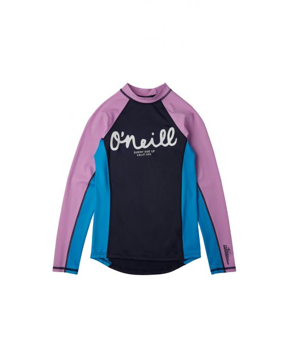 O'Neill - UV-Badeshirt für Mädchen - Langärmlig - Skins - Dunkelblau