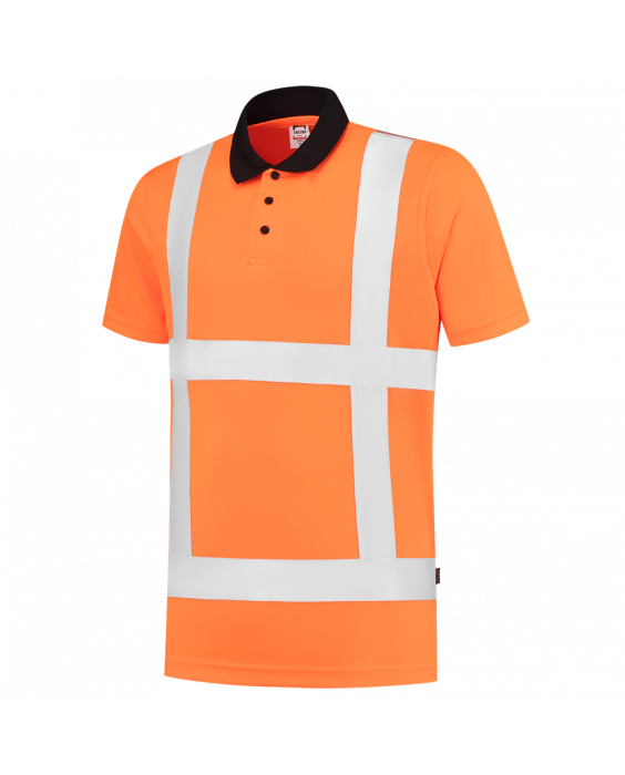 Tricorp - Poloshirt RWS Longsleeve für Erwachsene - Birdseye - Orange