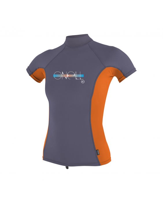 O'Neill - UV-Badeshirt kurzärmlig mit Kragen für Mädchen - multi