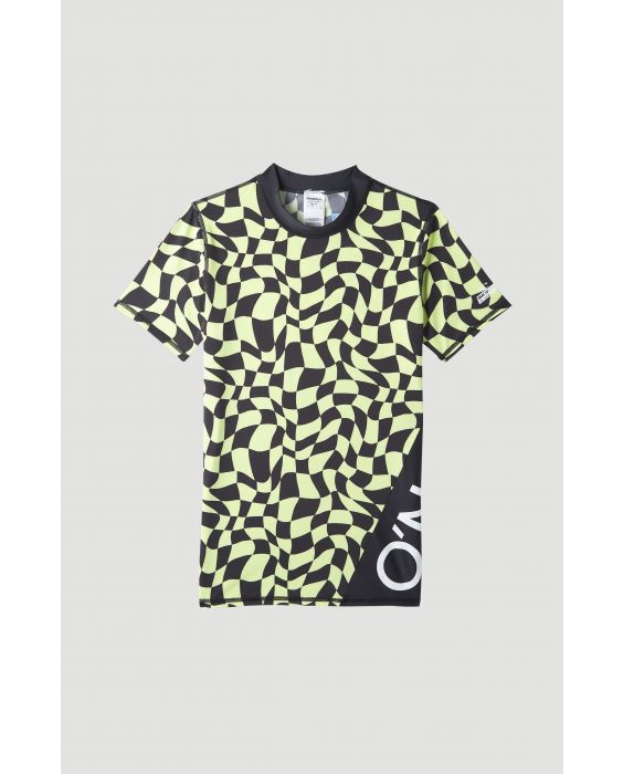 O'Neill - UV-Badeshirt mit kurzen Ärmeln für Jungens - UPF50+ - Crazy Skin - Sunny Lime