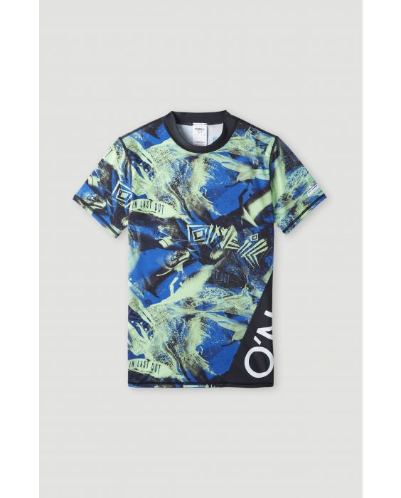 O'Neill - UV-Badeshirt mit kurzen Ärmeln für Jungens - UPF50+ - Crazy Skin - Blue