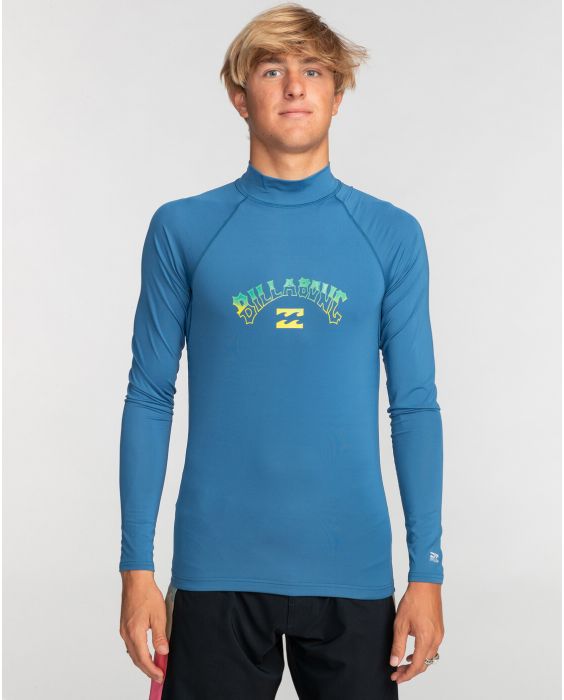Billabong - UV Rashguard für Herren - Langarm - Arch ls - Dunkelblau