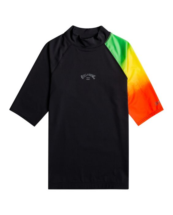 Billabong - UV Rashguard für Herren - Kurzarm - Contrast printed ss - Rasta