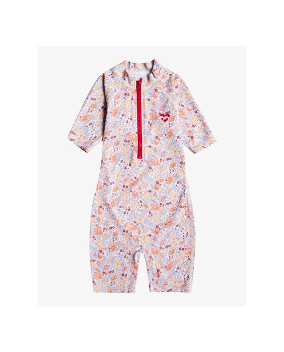 Billabong - UV Rashguard für Babys - Kurzarm - Billie Logo Kombi - Blumen