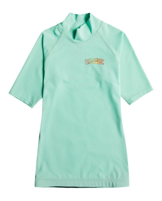 Billabong - UV Rashguard für Damen - Kurzarm - Design ss - Pfefferminz