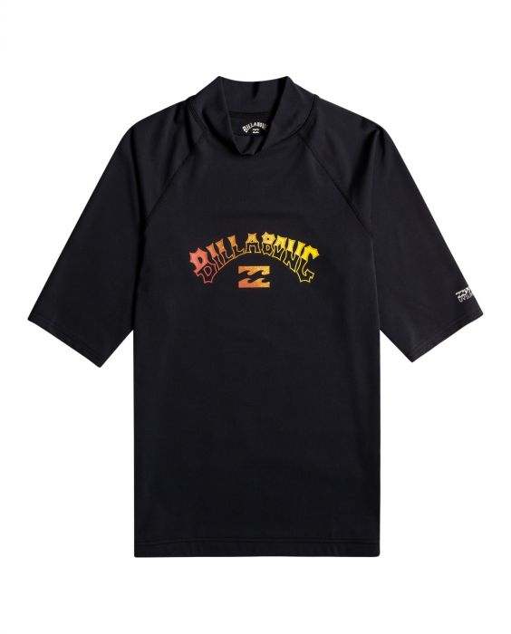 Billabong - UV Rashguard für Herren - Kurzarm - Arch ss - Schwarz