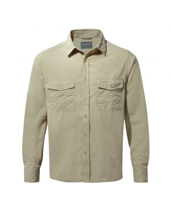 Craghoppers - UV Hemd für Herren - Langarmshirt - Kiwi - Beige