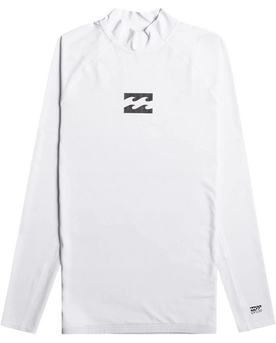 Billabong - Rashguard für Männer mit langen Ärmeln - Waves All Day - UPF50+ - Weiß
