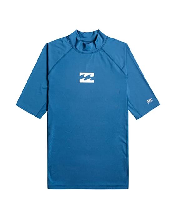 Billabong - Rashguard für Männer mit kurzen Ärmeln - Waves All Day - UPF50+ - Dunkelblau