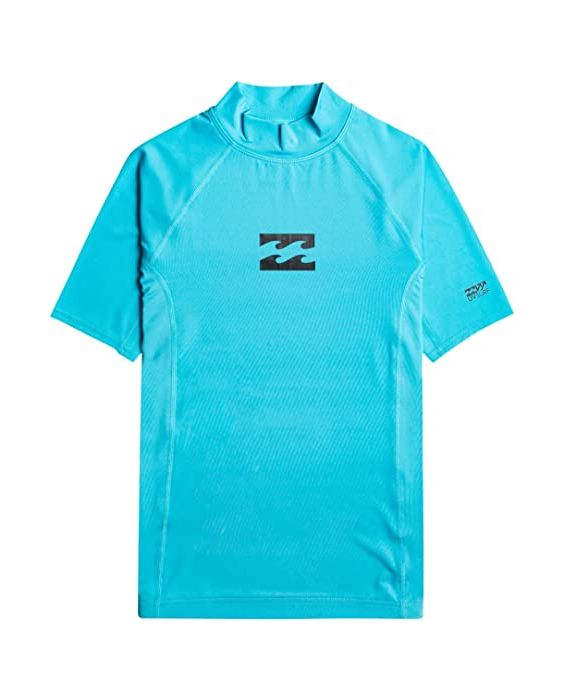 Billabong - Rashguard für Jungen mit kurzen Ärmeln - Waves All Day - UPF50+ - Bright Blue