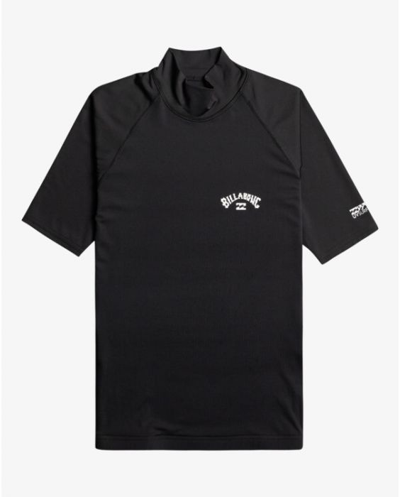Billabong - Rashguard für Frauen mit kurzen Ärmeln - Tropic Surf - UPF50+ - Black Pebble