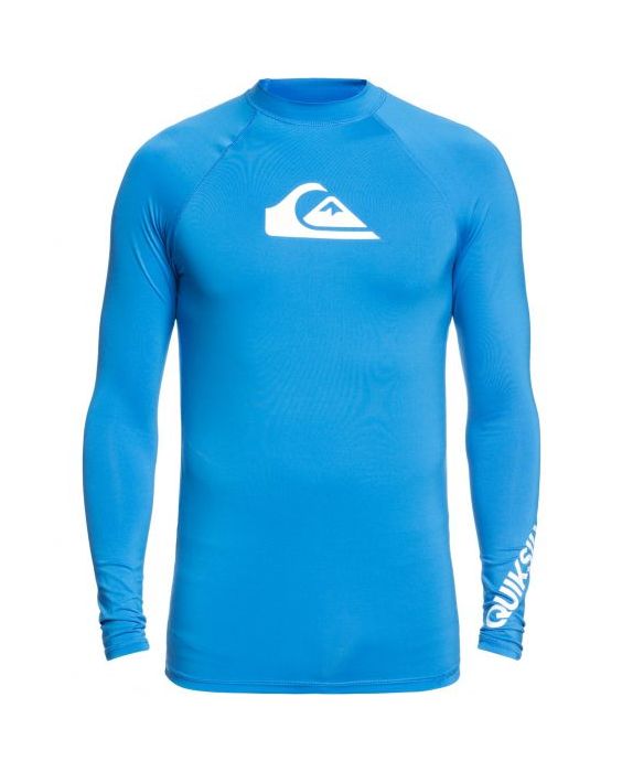 Quiksilver - UV-Badeshirt für Herren - Langärmlig - All Time - Hellblau