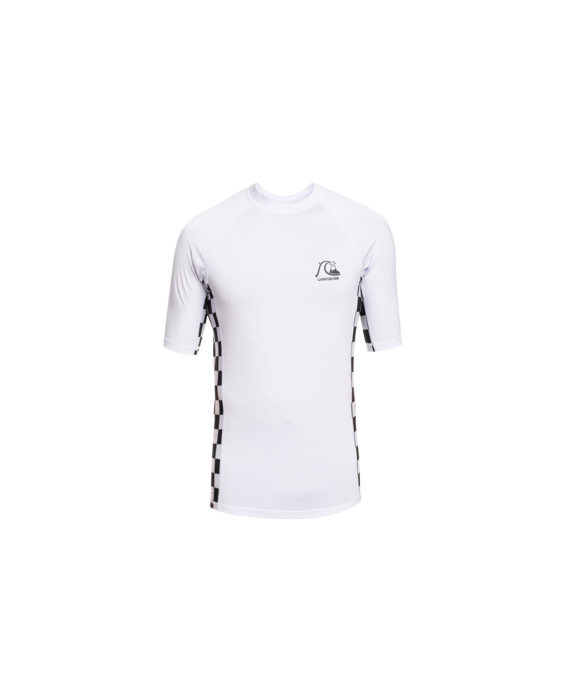 Quiksilver - UV-Badeshirt für Herren - Kurzärmlig - Arch - Weiß