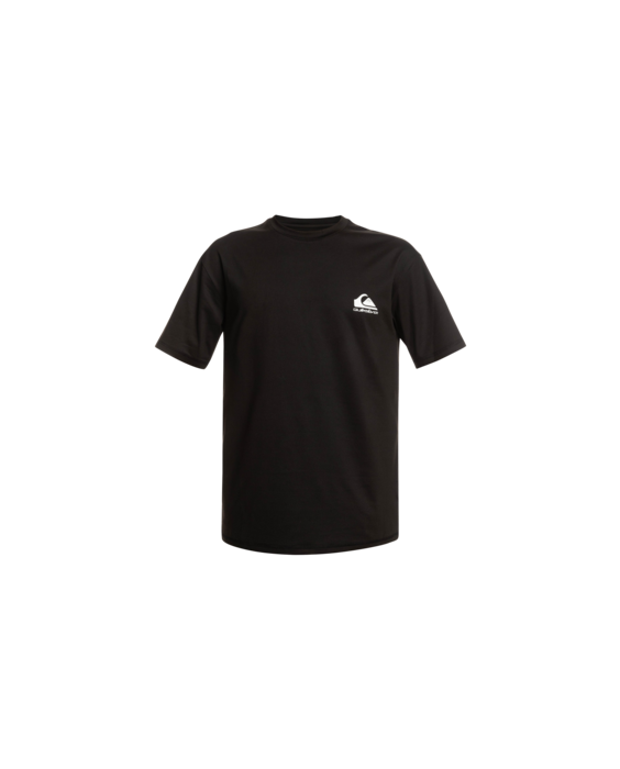 Quiksilver - UV-Badeshirt für Herren - Kurzärmlig - Logo - Schwarz