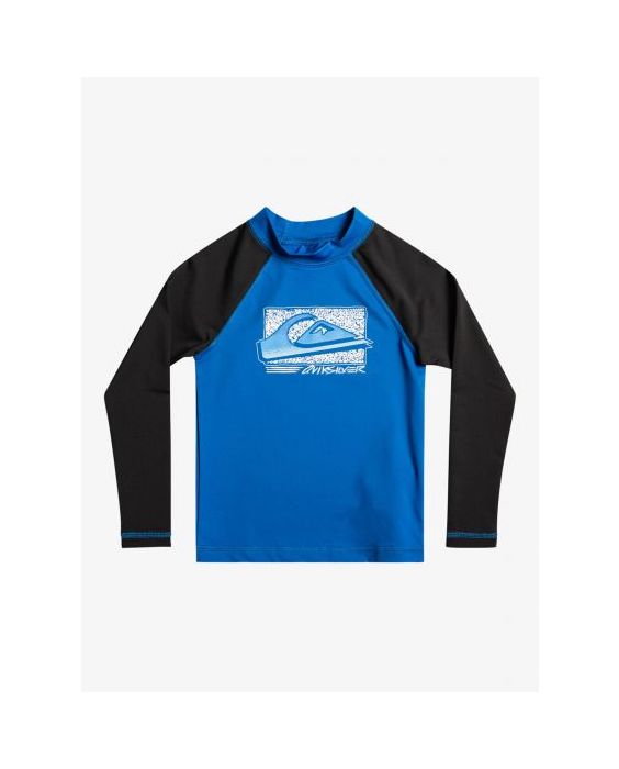 Quiksilver - UV-Rashguard für Jungen - Next Gen Langarm - UPF50 - Snorkel Blue - Blau