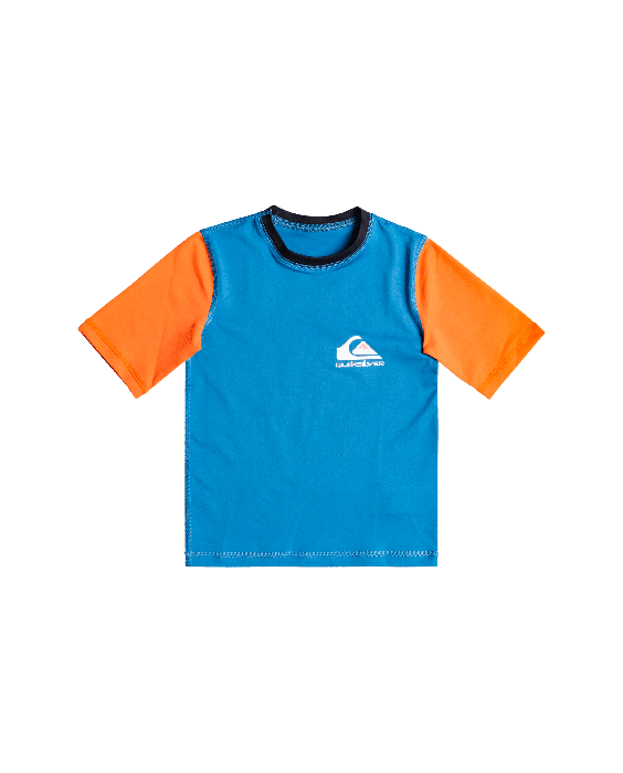 Quiksilver - UV-Badeshirt für Jungen - Kurzärmlig - Heats omni - Blau