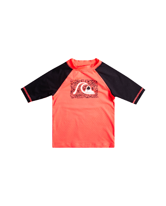 Quiksilver - UV-Badeshirt für Jungen - Langärmlig - Next gen - Koralle