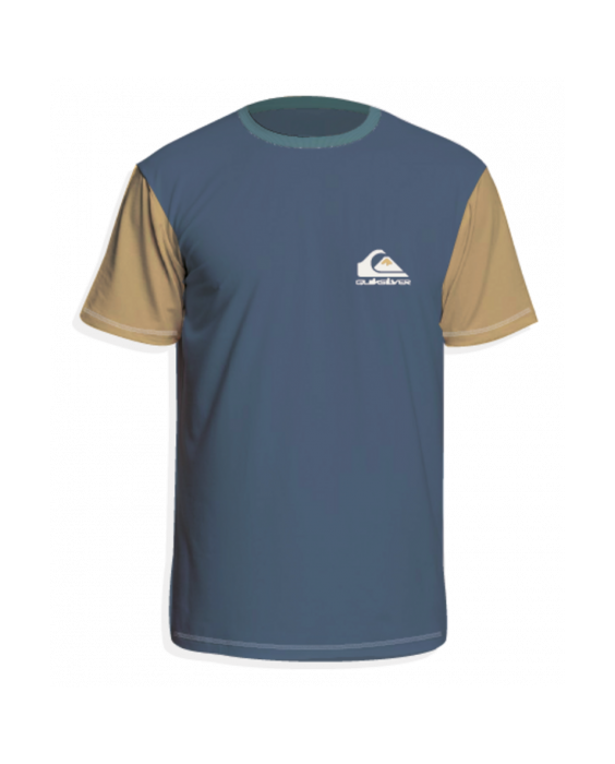 Quiksilver - UV-Surf T-shirt für Jungen - Hearts Omnio Kurzarm - UPF50 - Bering Sea - Blau