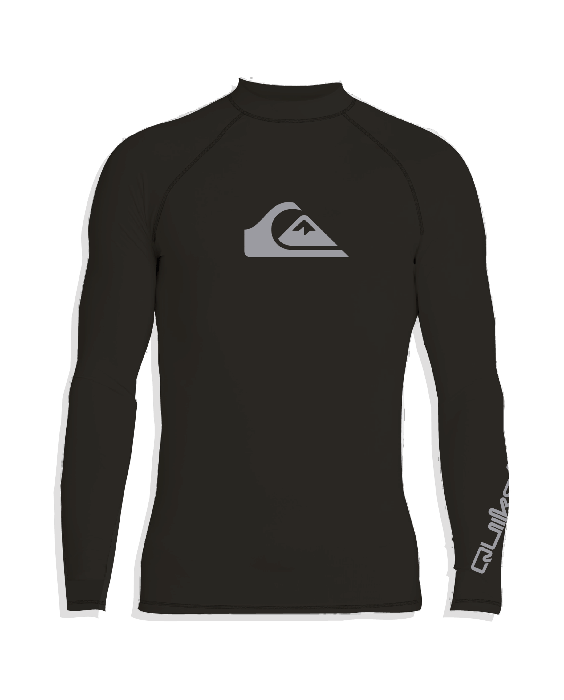 Quiksilver - UV-Badeshirt für Herren - Langärmlig - All time - Schwarz