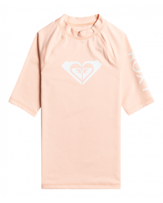 Roxy - UV Rashguard für Mädchen - Whole Hearted - Kurzarm - UPF50 - Tropical Peach