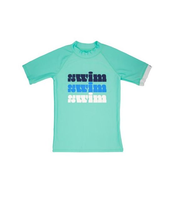 JUJA - UV-Badeshirt mit kurzen Ärmeln für Kinder - UPF50+ - Swim - Lichtgrün