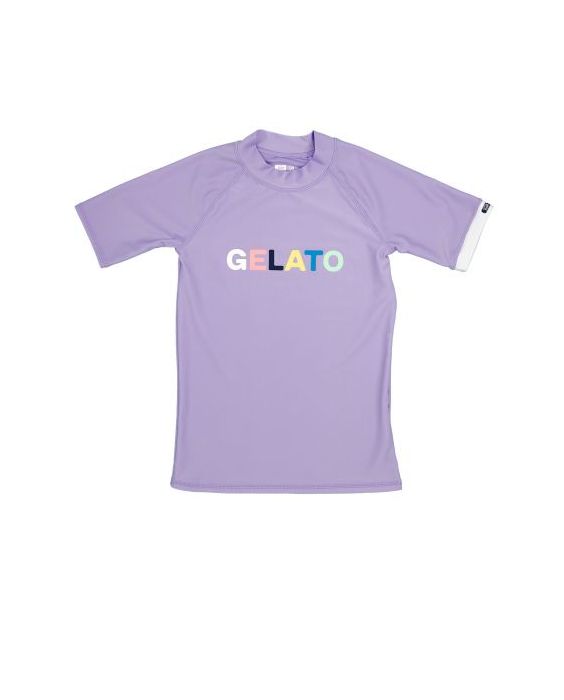 JUJA - UV-Badeshirt mit kurzen Ärmeln für Kinder - UPF50+ - Gelato - Lila