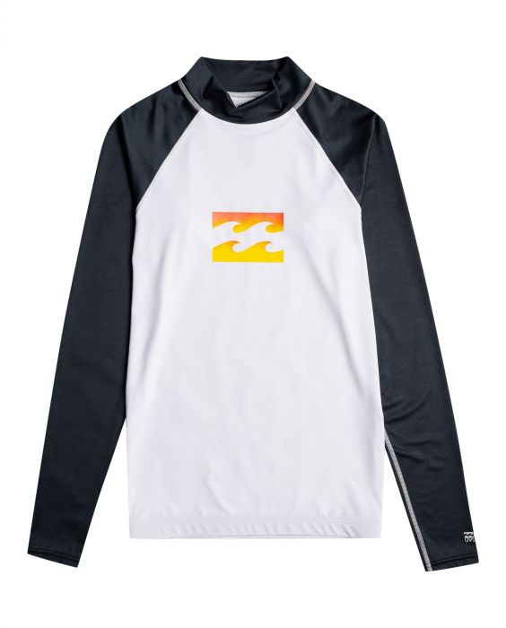 Billabong - UV Rashguard für Herren - Langarm - Team wave ls - Sonnenaufgang