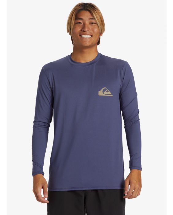 Quiksilver - UV-Surf-T-Shirt für Herren - Everyday- Langarm - UPF50+ - Crown Blau